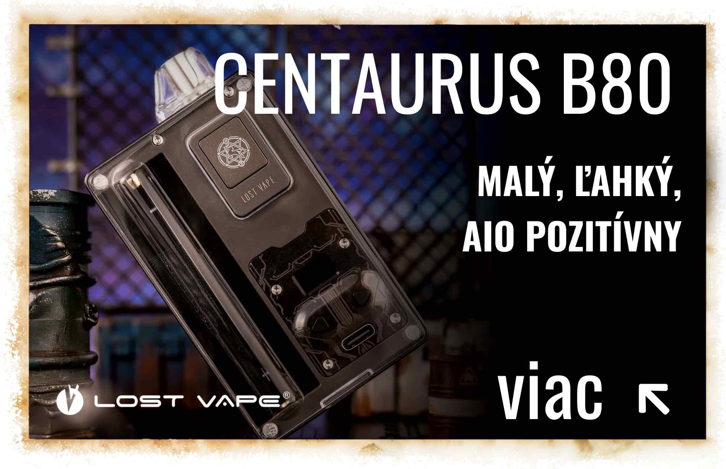 AIO Centaurus B80 - zariadenie na vapovanie liquidov do elektronických cigariet