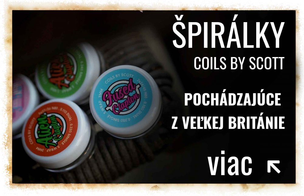 Špirálky na prípravu základne pre elektronické cigarety od značky Coils by Scott
