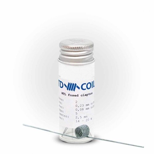 Špirálky TD COILS - MTL fused Clapton Ni80, 5ks