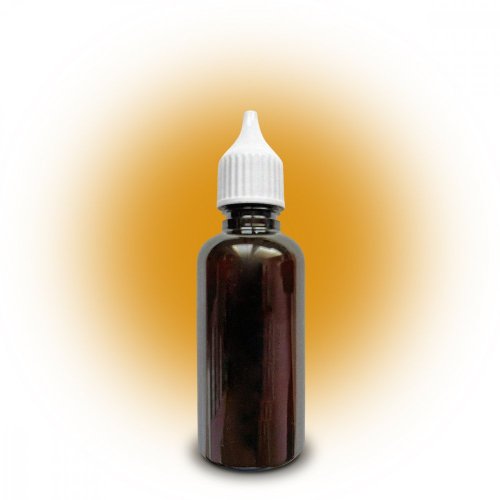 Fľaška PET tmavá 50ml uzáver s kvapkátkom