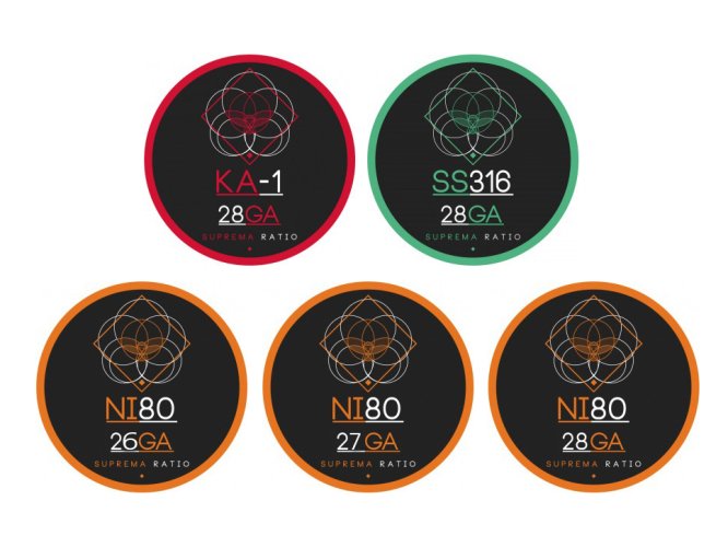 Odporový drôt SUPREMA RATIO - Varianta: Nichrome 80 - 26 GA