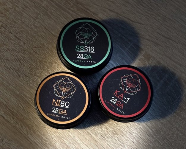 Odporový drôt SUPREMA RATIO - Varianta: Nichrome 80 - 26 GA