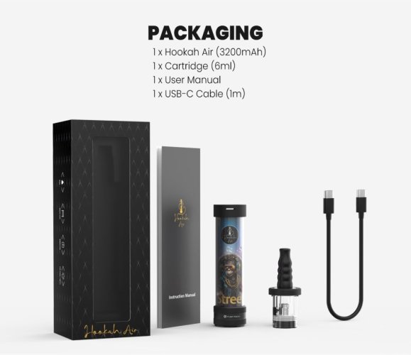 E-shisha Hookah AIR - FUMYTECH - Farebná varianta: Rhombic 
