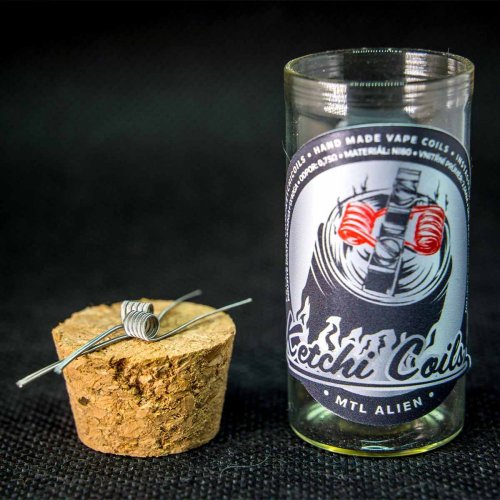 Špirálky KETCHI COILS - MTL Alien Fused Clapton Ni80, 2ks