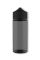 Plastová fľaštička typu Chubby 120ml s výklopným uzáverom (Easy Open) – Čierna dymová