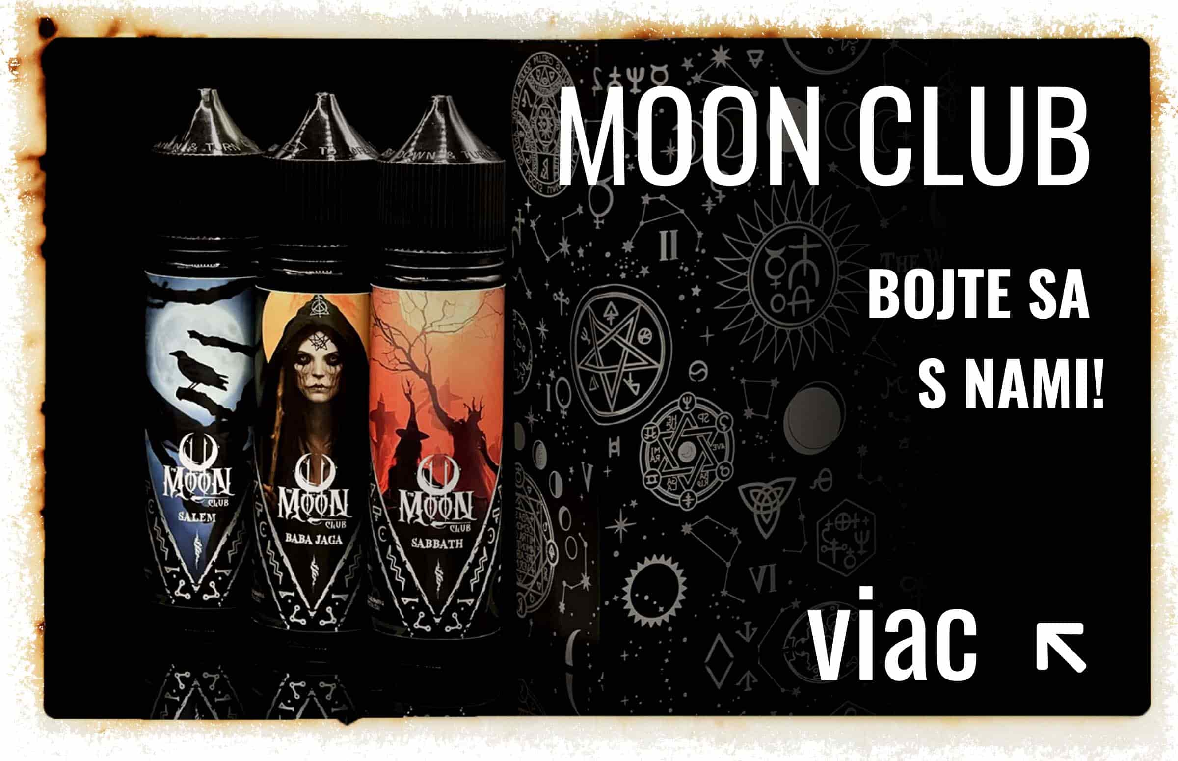 Tabakové náplne Moon Club čoskoro v predaji