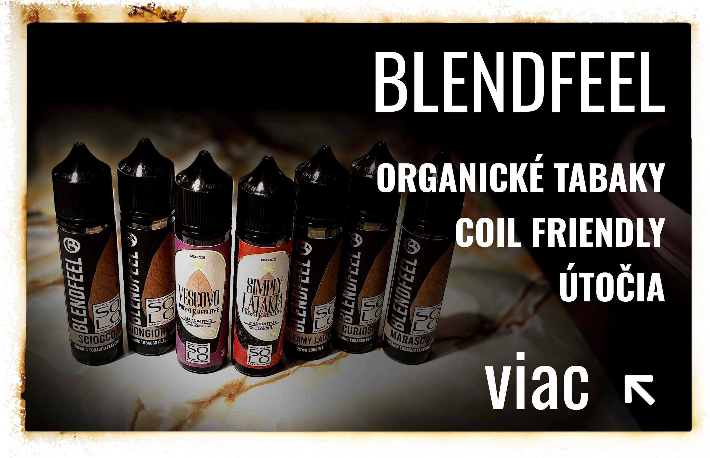 Blendfeel organické tabaky od Coil Friendly
