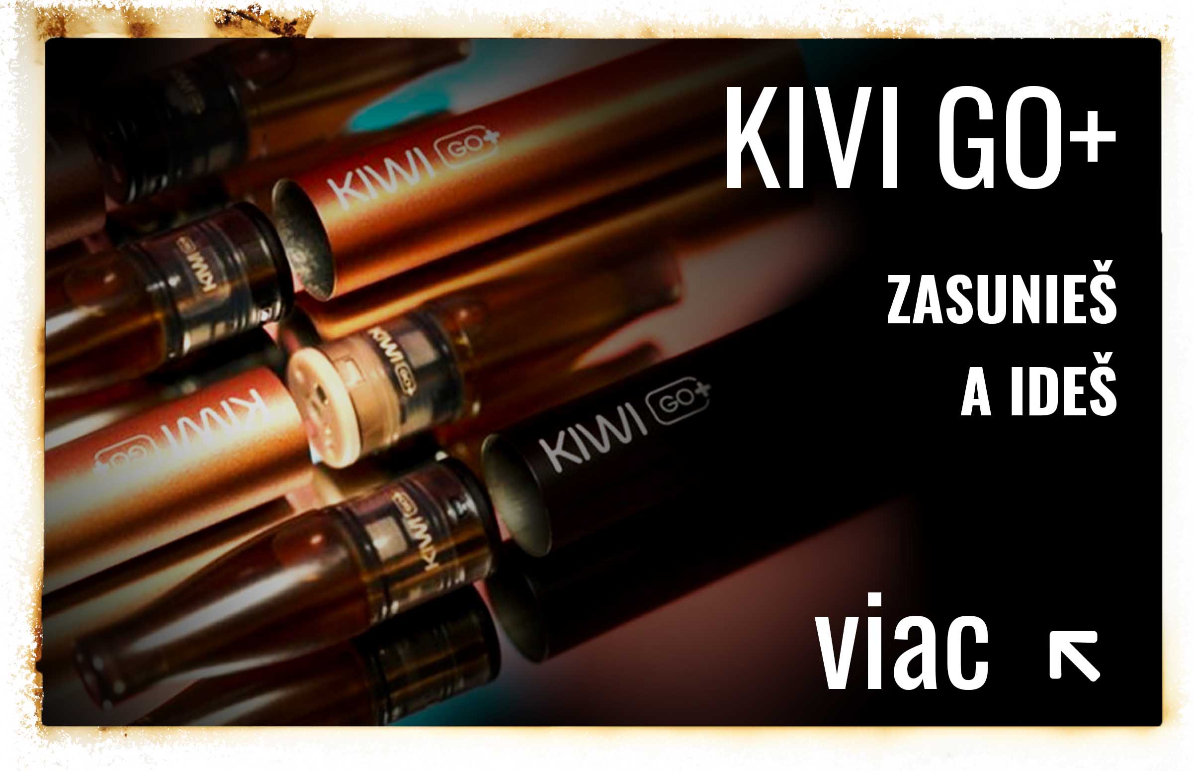 KIWI nový POD s prednaplnenými cartrige!